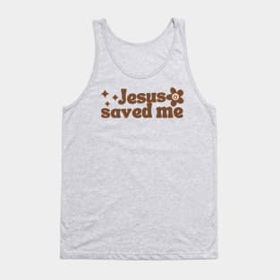 Jesus Saved Me Tank Top